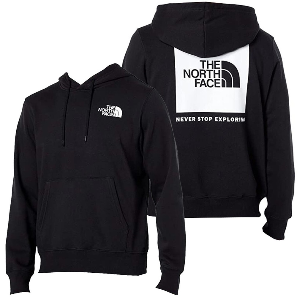 The North Face Box NSE Pullover Hoodie TNF Black/TNF White Sz M. NWT - Picture 4 of 12
